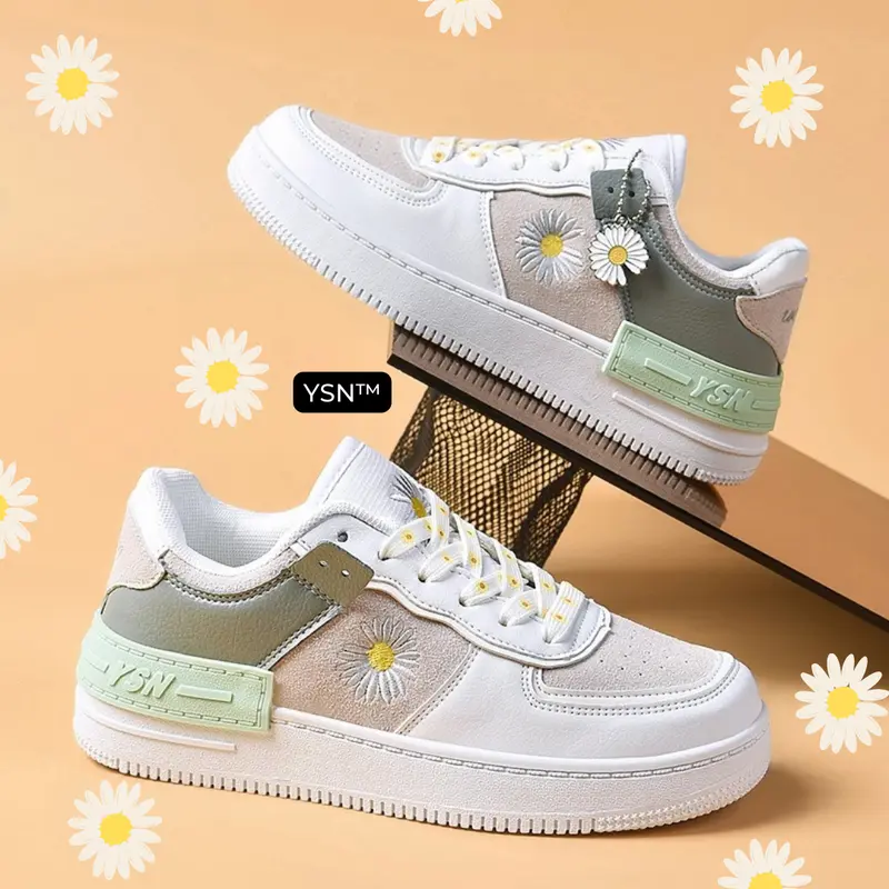 Damen Air-Schuhe mit Memory-Foam-Einlage | Atmungsaktive Sneaker mit rutschfester Sohle | Bequeme Alltagsschuhe