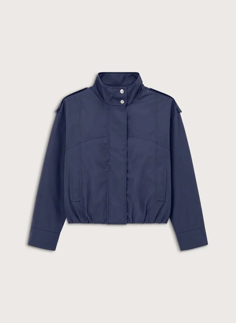 Damen Bomberjacke | Roxi Jacke mit Stehkragen, entspannter Passform und leichtem recyceltem Polyester