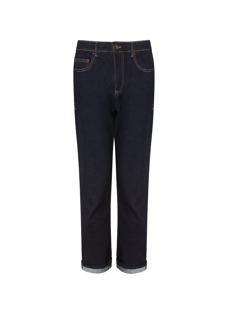 Damen Boyfriend Jeans | Bio-Baumwoll-Denim mit Stretch und zulaufendem Bein