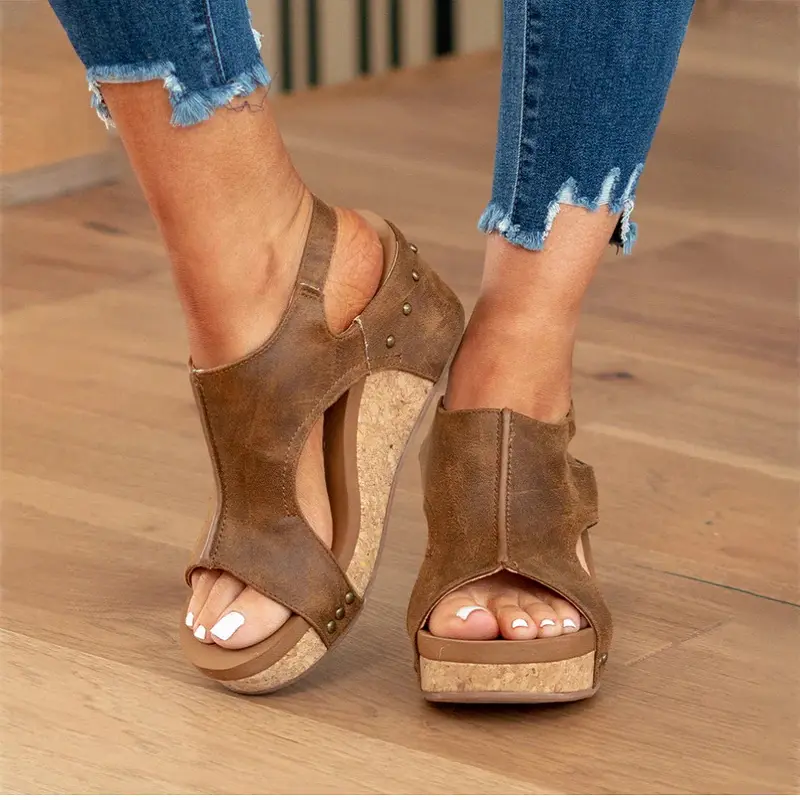 Damen Freizeitsandalen mit Memory-Schaum | Ergonomisch & verstellbar für maximalen Komfort | Marelli
