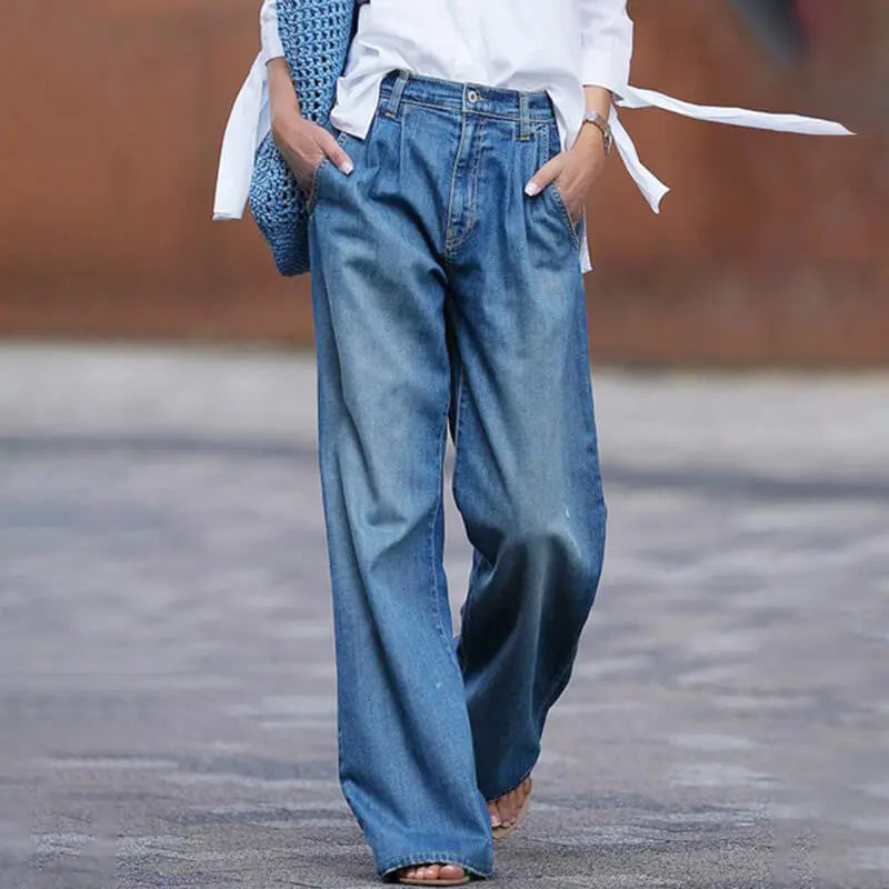 Damen Jeans | Locker geschnittene Hose mit hohem Tragekomfort für vielseitige Alltags- und Freizeitlooks