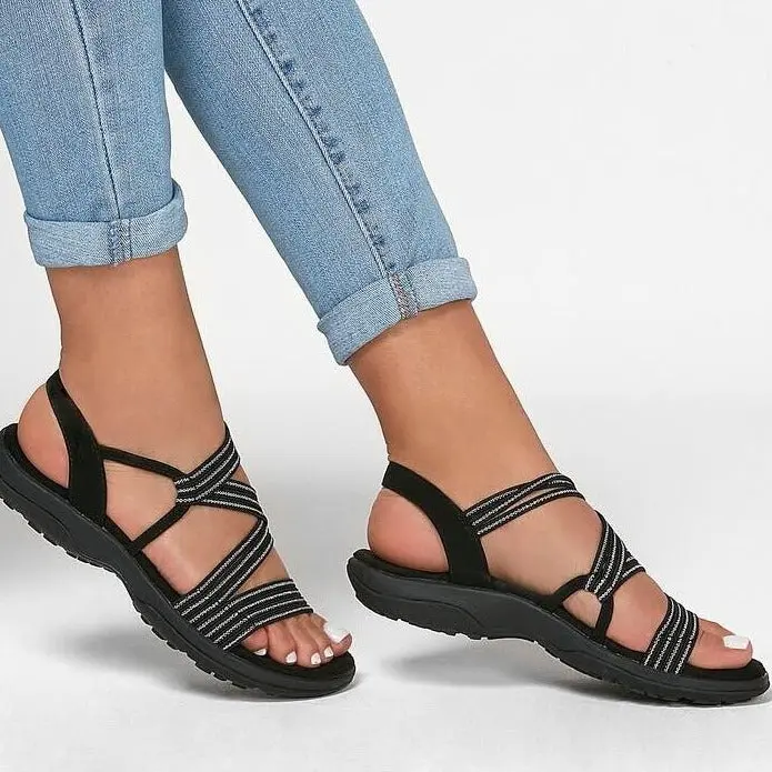 Damen Komfort-Sandalen mit rutschfester Sohle | Ergonomisch & bequem für Sommer | Kathrin Sandalen