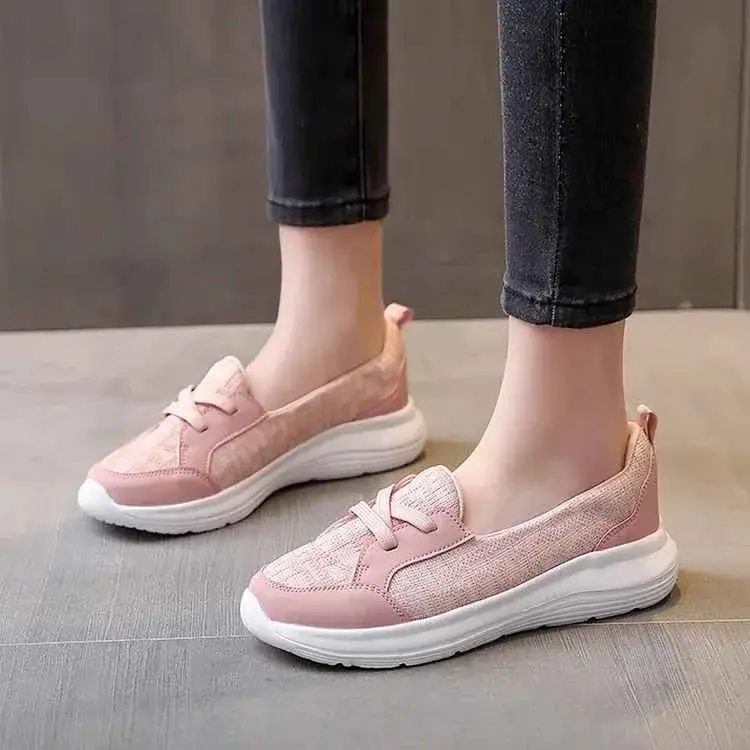 Damen Komfort-Schuhe mit Fußgewölbe-Unterstützung | Atmungsaktive Sneaker mit breitem Zehenraum | Bequeme Alltagsschuhe