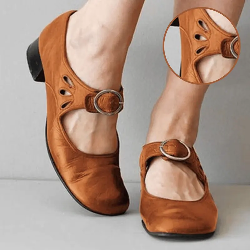 Damen Ledersandalen mit weichem Fußbett | Bequemer Alltagskomfort für Strand & City | Pflegeleicht & langlebig | Stilvolles Design