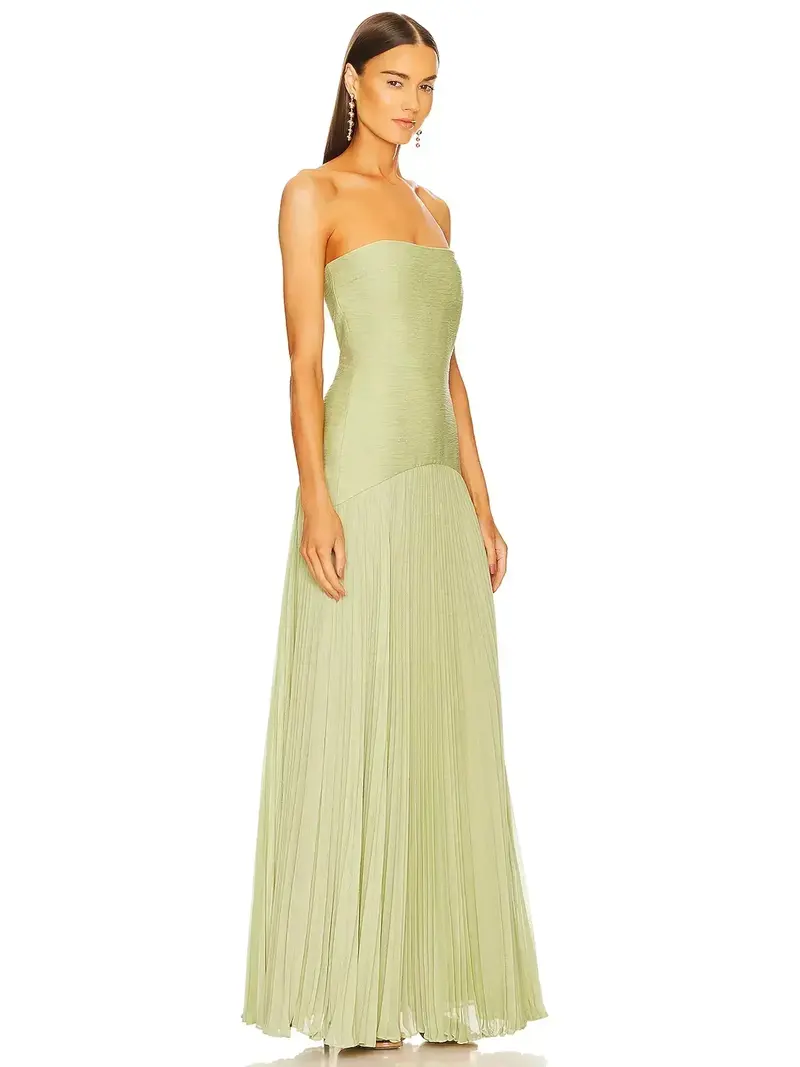 Damen Maxi Kleid Grün | Fließendes Sommerkleid mit luftigem Tragekomfort | Eleganter Fall für Alltag & besondere Anlässe | S–XL