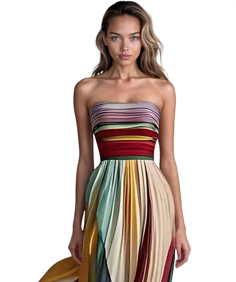 Damen Maxikleid ärmellos mit fließender Passform | Luftiges Sommerkleid in leuchtenden Farben | Leicht & atmungsaktiv | S–3XL