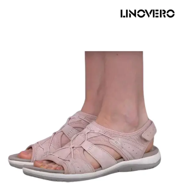 Damen Orthopädie-Sandalen mit Fußgewölbestütze | Gepolstertes Fußbett für ganztägigen Komfort | Verstellbare Riemen | Alltag & Urlaub