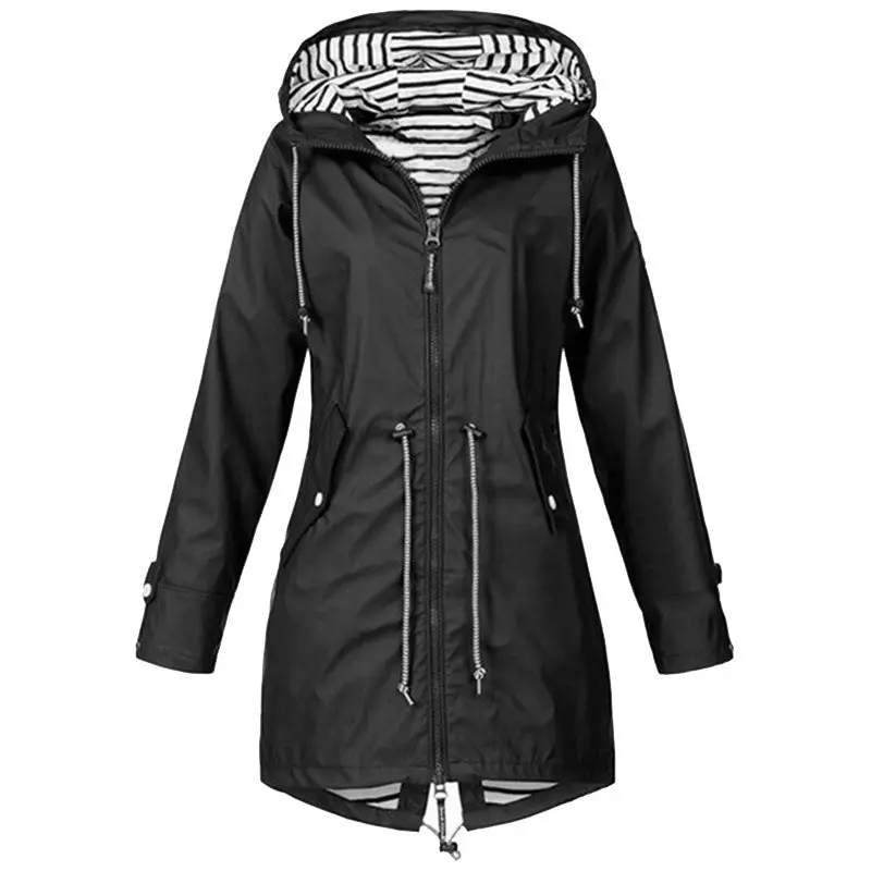 Damen Parka | Moderne Übergangsjacke mit Reißverschluss und längerem Schnitt für Herbst und Winter
