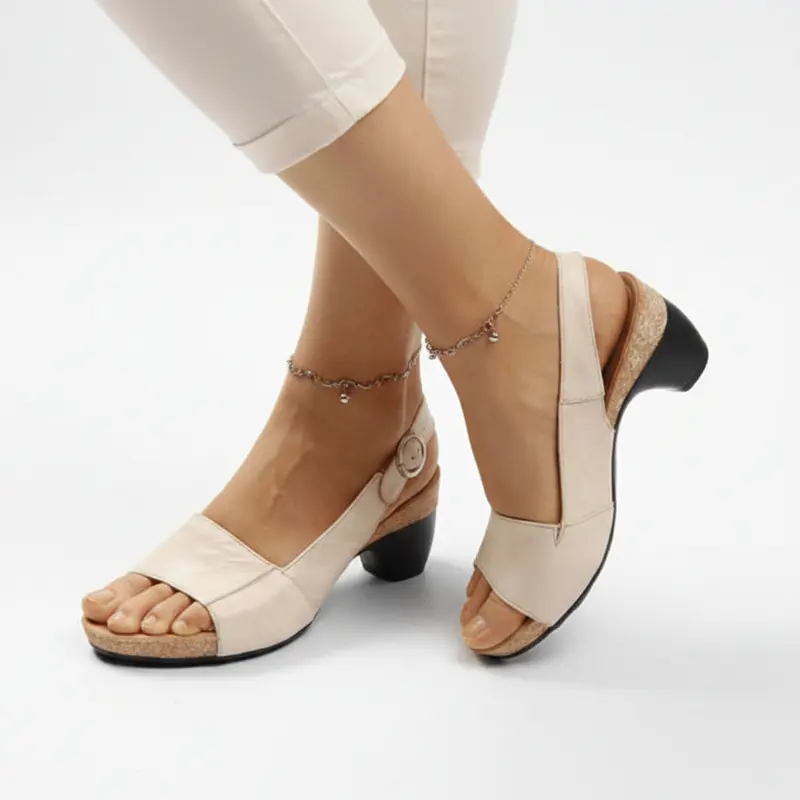 Damen Pumps mit niedrigem Blockabsatz | Bequeme elegante Schuhe mit weicher Sohle | Stabiler Alltagslook