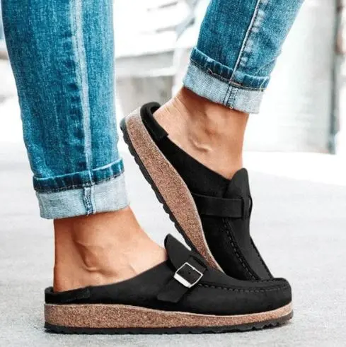 Damen Slipper mit Komfort-Fußbett | Bequeme Passform für Alltag & langes Gehen | Elena Orthopädische Schuhe