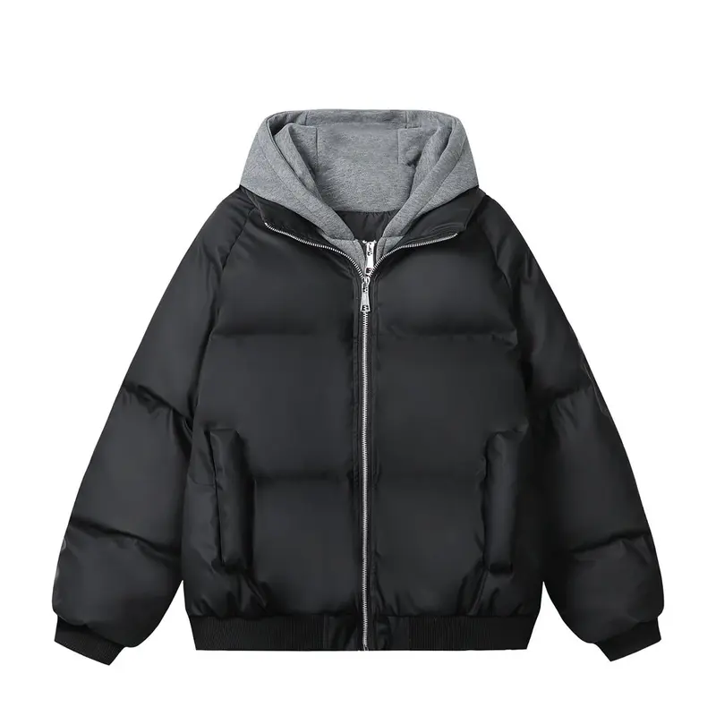 Damen Steppjacke mit abnehmbarer Kapuze | Warm gefütterte Übergangsjacke mit atmungsaktivem Stoff und geräumigen Taschen