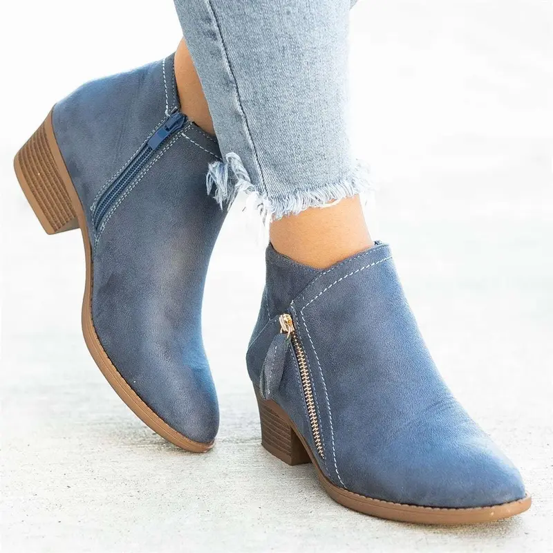 Damen Stiefel | Dolores | Orthopädische Lederschuhe mit Fußunterstützung | Warm & Bequem