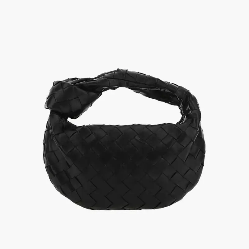 Damen Umhängetasche | Geflochtenes Design | Veganes Leder & Silberdetails | MiniGewebe