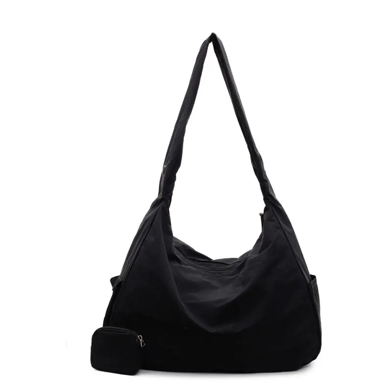 Damen Umhängetasche | Große Crossbody Tasche mit Reißverschluss und Außentasche