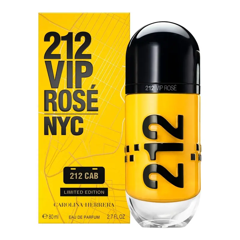 Damesparfum Carolina Herrera 212 VIP ROSÉ 212 CAB Limited Edition EDP 80 ml
