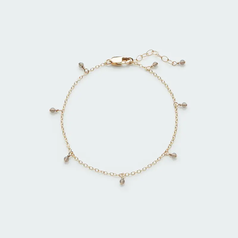 Dangle Pebble Gemstone Bracelet