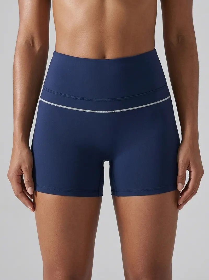 Dejomi Pure Edge Short met Contraststiksel