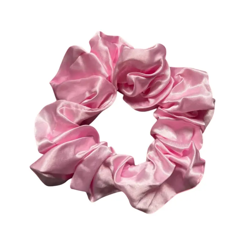 Deluxe Satin Scrunchie Pink