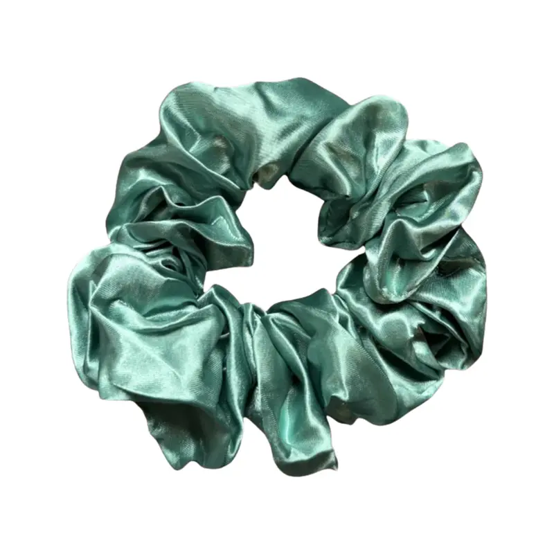 Deluxe Satin Scrunchie Soft Green