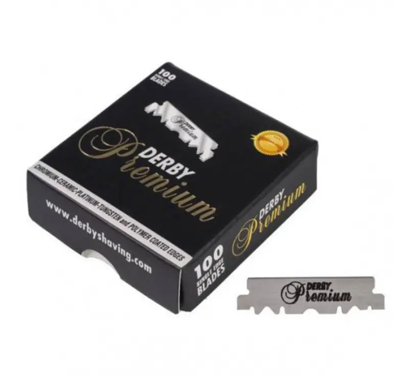 Derby Premium - Single Edge Blades for Shavette