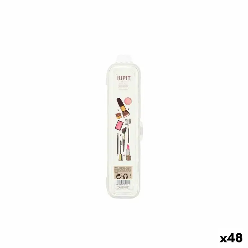 Doosje Kipit Transparant Make-up Voor op reis (48 Stuks)