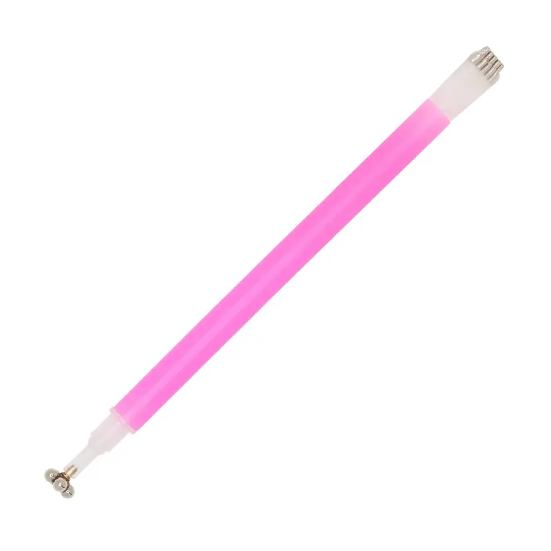 Double-Sided Flower & Stripe Cat Eye Nails Magnet Pen