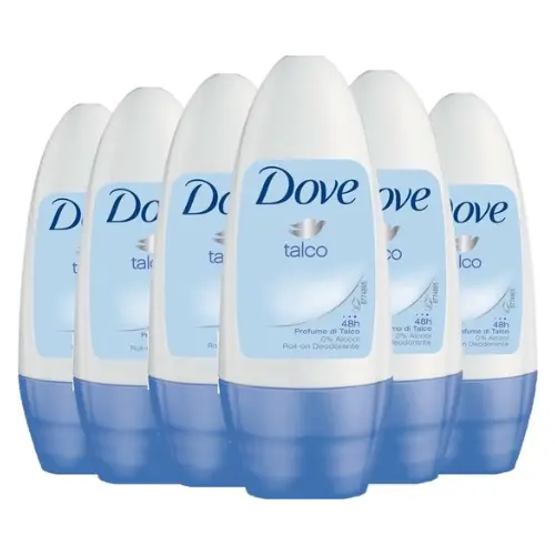 Dove - Deodorant - Roller - Talco - voordeelverpakking - 6 x 50ml