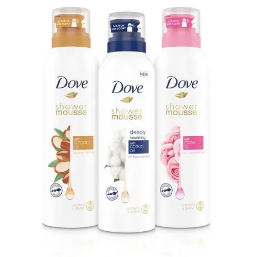 Dove Shower Mousse - Mix - 3 x 200 ml - Voordeelverpakking