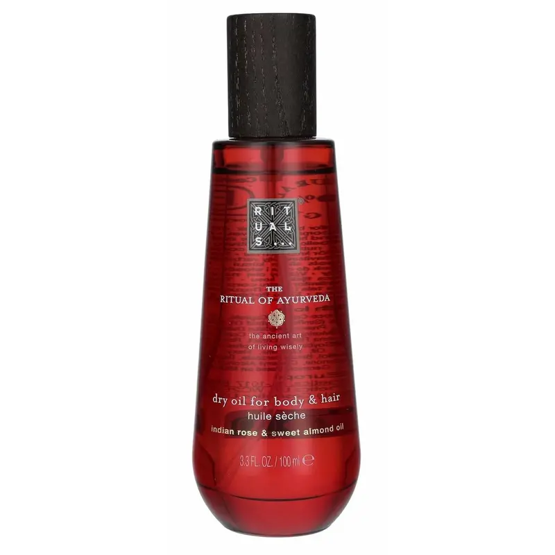 Droge Olie Rituals THE RITUAL OF AYURVEDA Indian Rose & Sweet Almond 100 ml