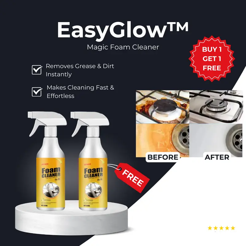 EasyGlow™ Magic Foam Cleaner | Letzter Tag 1+1 GRATIS 🔥