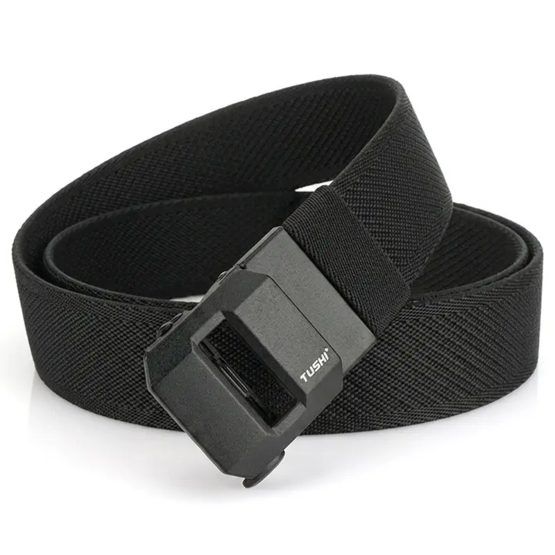 EDC Nylon Ratschen-Gürtel mit Schnellverschluss | Stufenlos verstellbar & Strapazierfähig | Tactical Belt für Arbeit & Outdoor