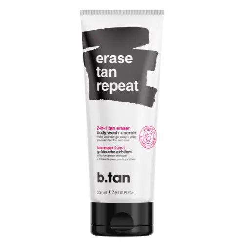 Erase Tan Repeat  2 in 1 Tan Eraser Body Wash + Scrub