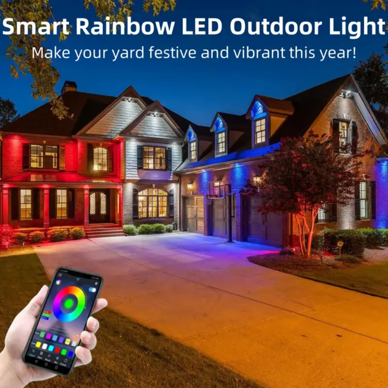 EverGlow – Smarte Regenbogen-LED-Außenbeleuchtung