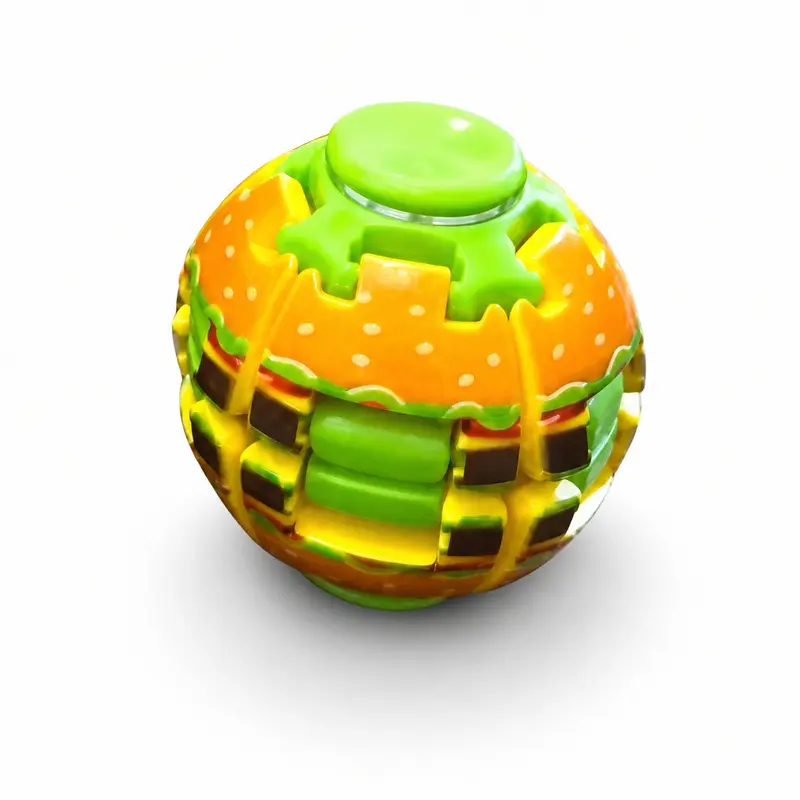 Fidget Spinner Ball Hamburger