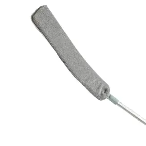 Flexibler Staubwedel für Schmale Zwischenräume | Mikrofaser Reinigungsbürste mit Edelstahlgriff | Wiederverwendbar