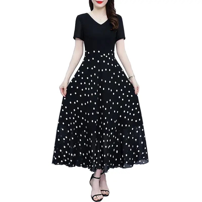 Florales Damenkleid für Frühling | Zeitloses Blumenmuster & schmeichelnde Silhouette | Leicht, atmungsaktiv, vielseitig