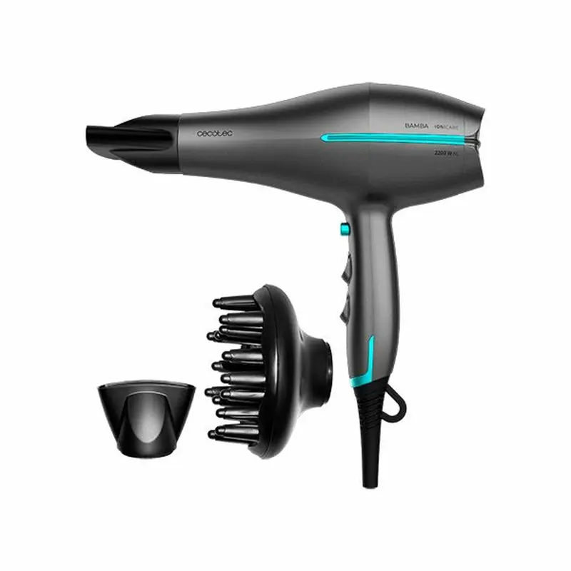 Föhn Cecotec Bamba IoniCare 5300 Maxi Aura Black 2200 W 1850-2200 W Zwart