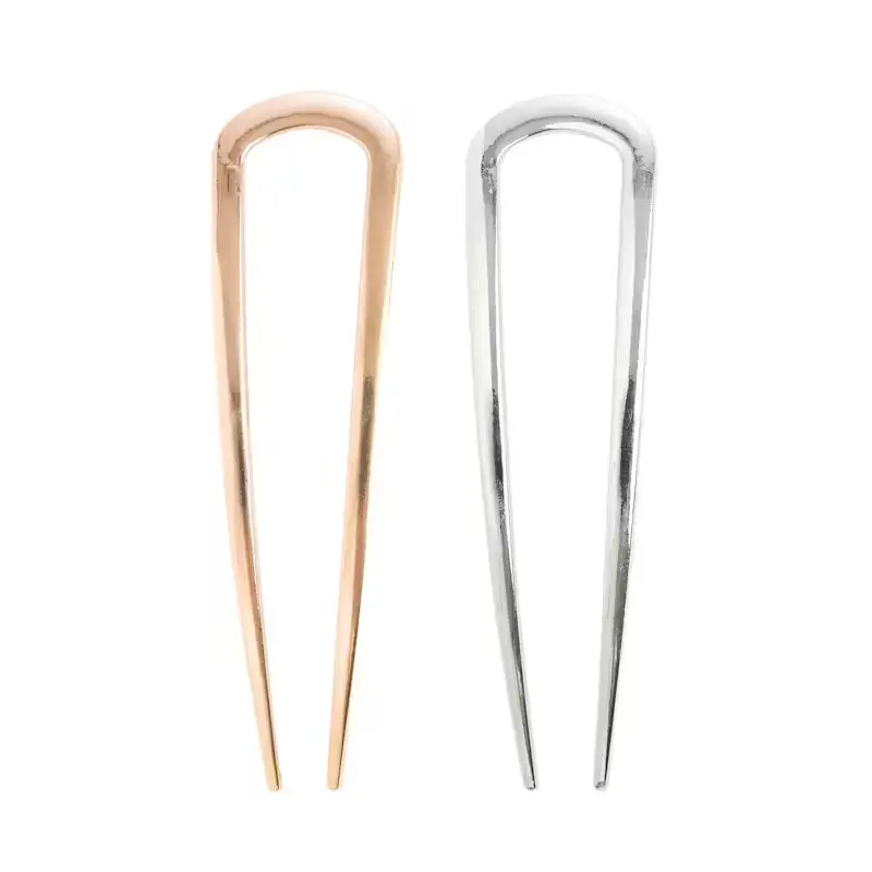 French Hair Pin Duo Gold & Silver