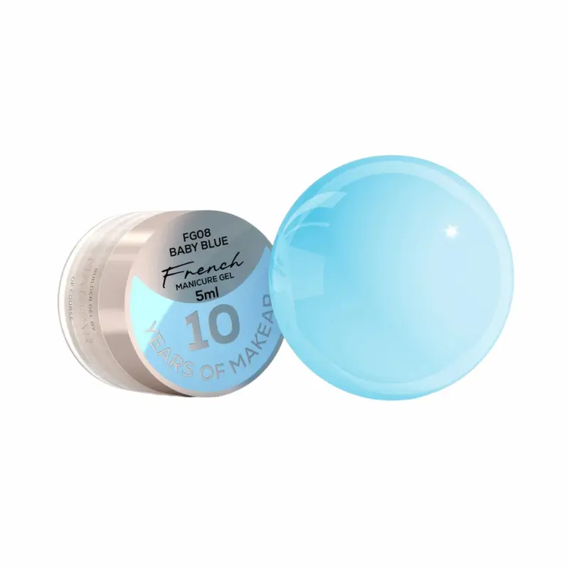 French Manicure Gel Fg08 Baby Blue