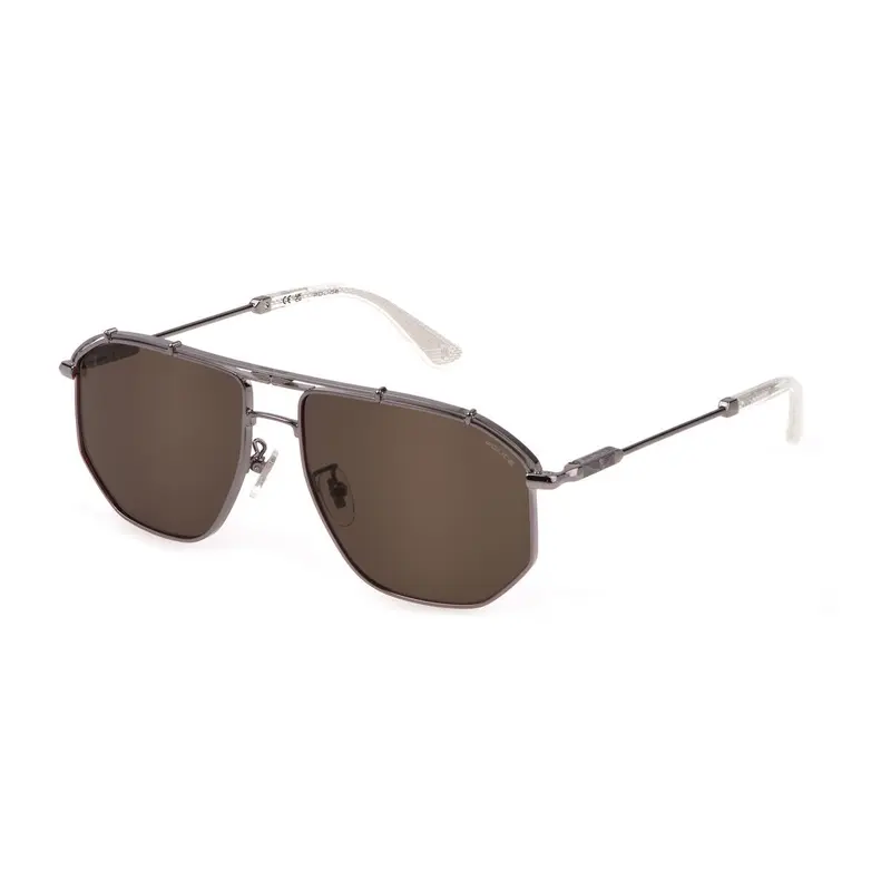 Furla SFU600-590A93 Dames Zonnebril Zilver Roze/Bruin Ø 59 mm