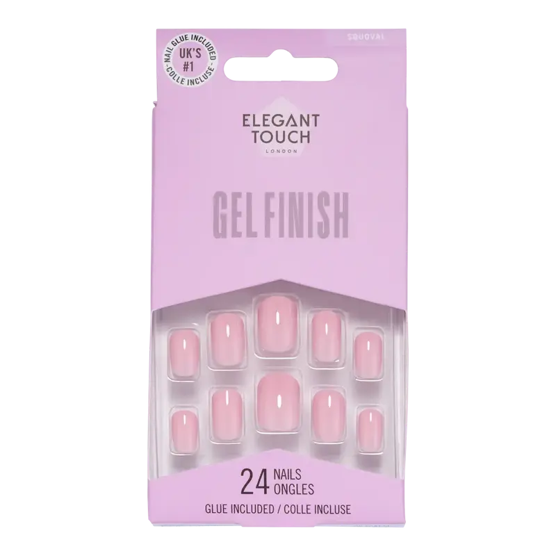 Gel Finish Perfect Pink Nails