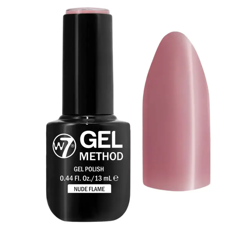 Gel Method Gel Polish Nude Flame