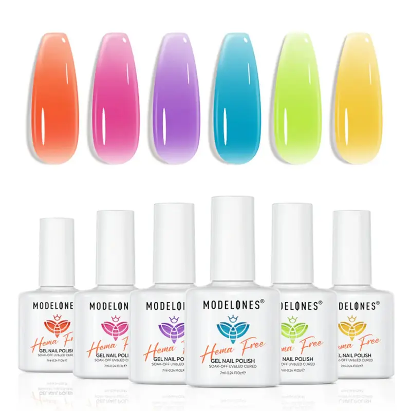Gel Nail Polish Set Blush Horizon