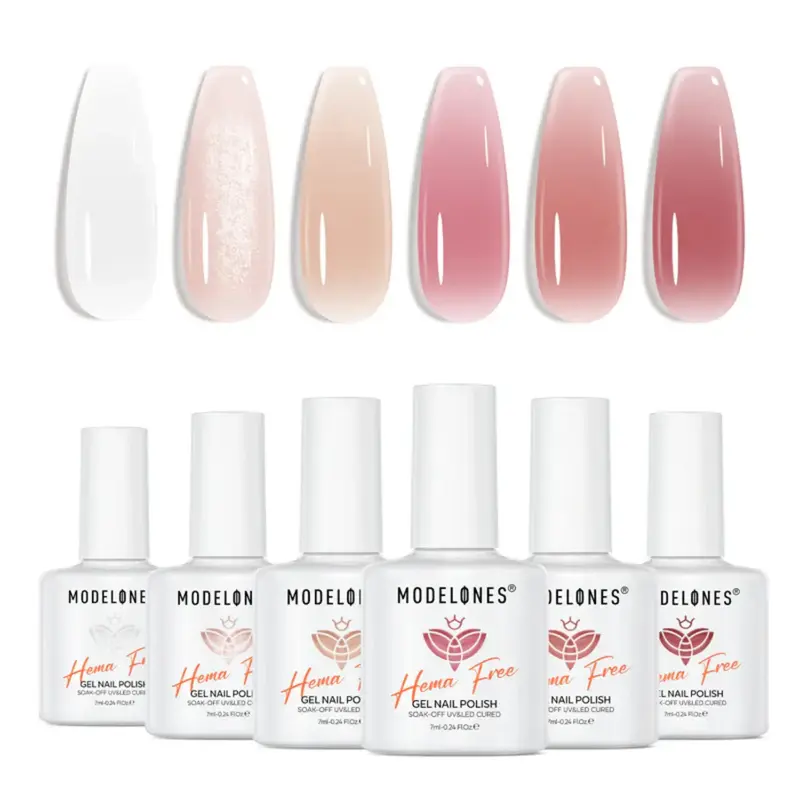Gel Nail Polish Set Lunar Glow