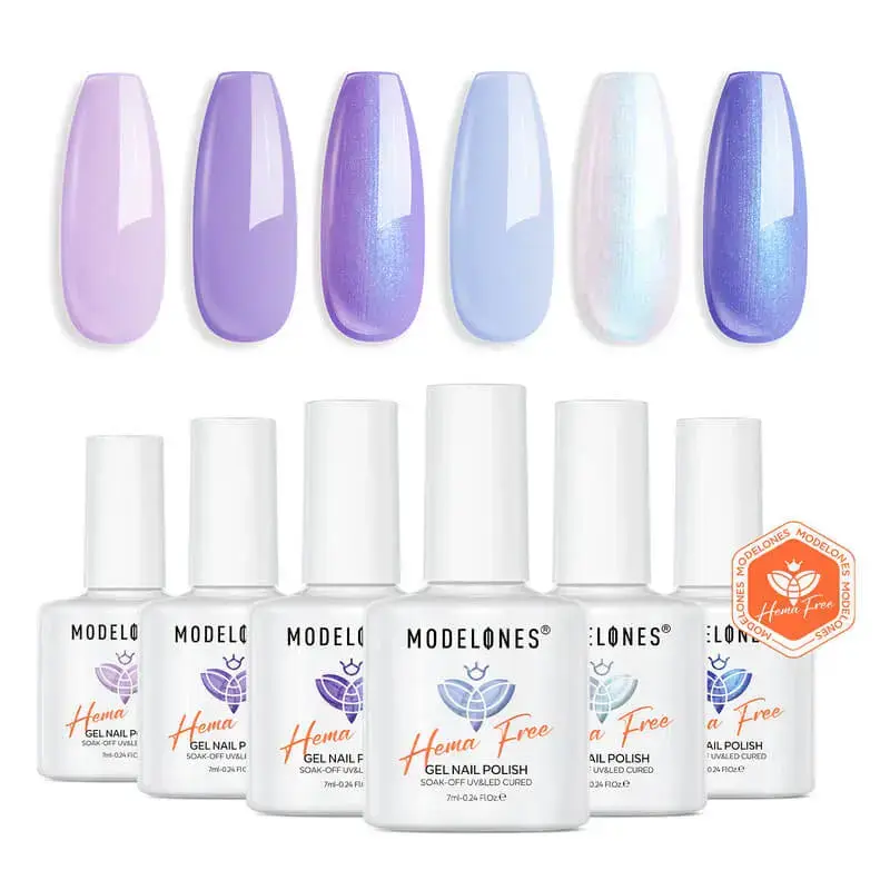Gel Nail Polish Set Lustrous Starry Cosmos