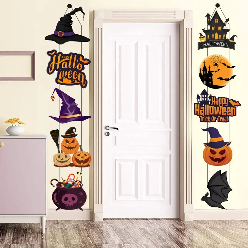 GespenstischesWillkommen™ Doormort Halloween Türhänger Set - 3/10tlg.