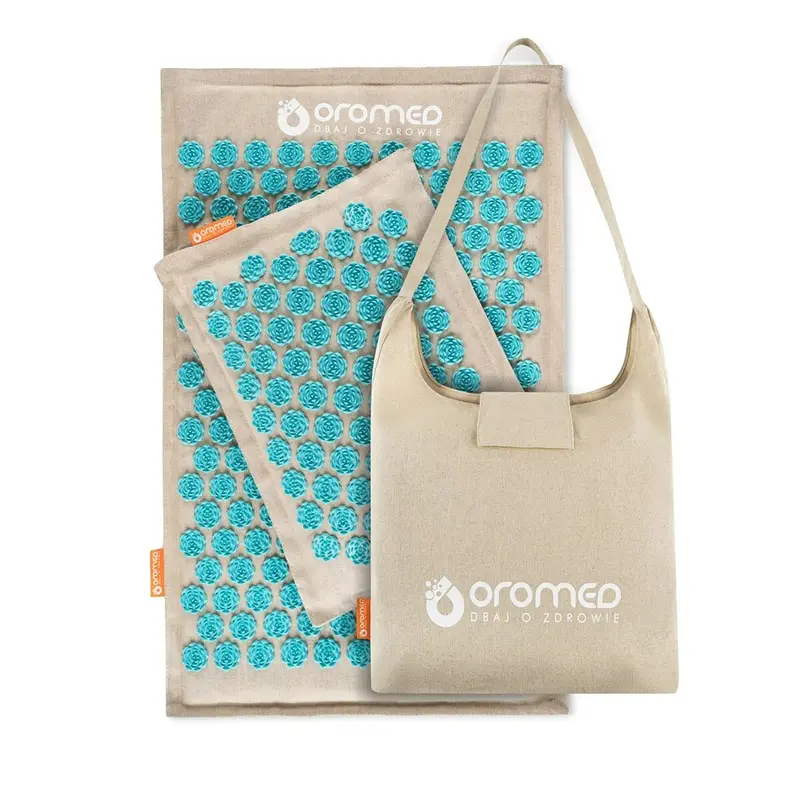 Gewatteerde Acupressuurmat Oromed ORO-HEALTH SZARY Grijs 43 x 67 cm