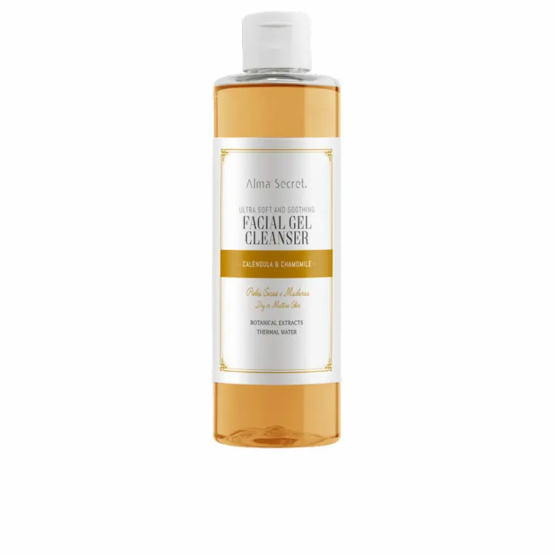 Gezichtsreinigingsgel Alma Secret Facial Gel Cleanser 200 ml Verzachtend Verzachter Kamille Calendula