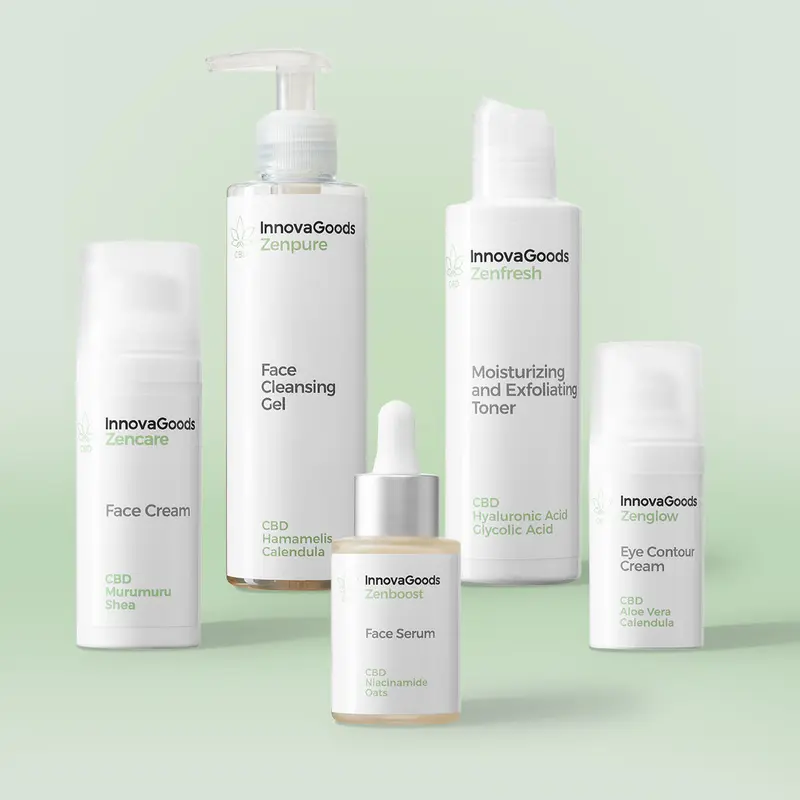 Gezichtsroutinepakket CBD InnovaGoods