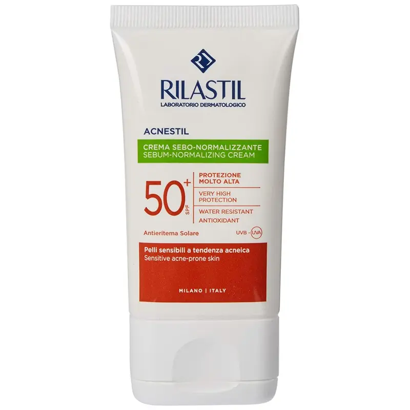Gezichtszonnecrème Rilastil Sun System Spf 50 Spf 50+ 40 ml Talgregulerende